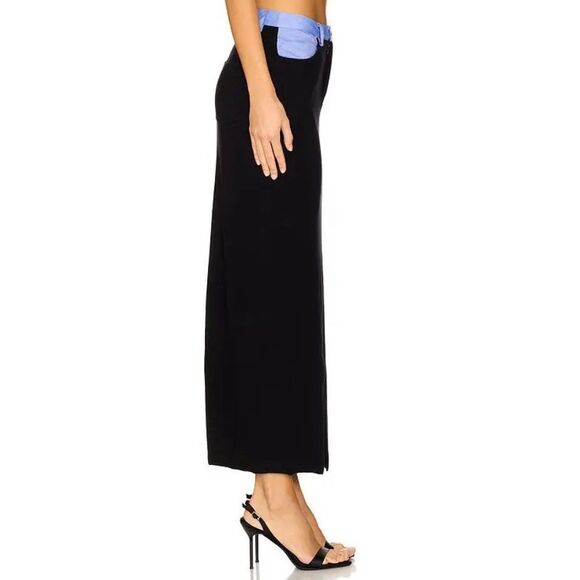 Naadam Cotton Cashmere Mixed media Midi Skirt NWT Size XS